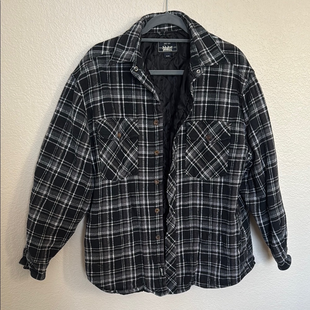 Levi’s Strauss &Co plaid flannel coat & quilt lining